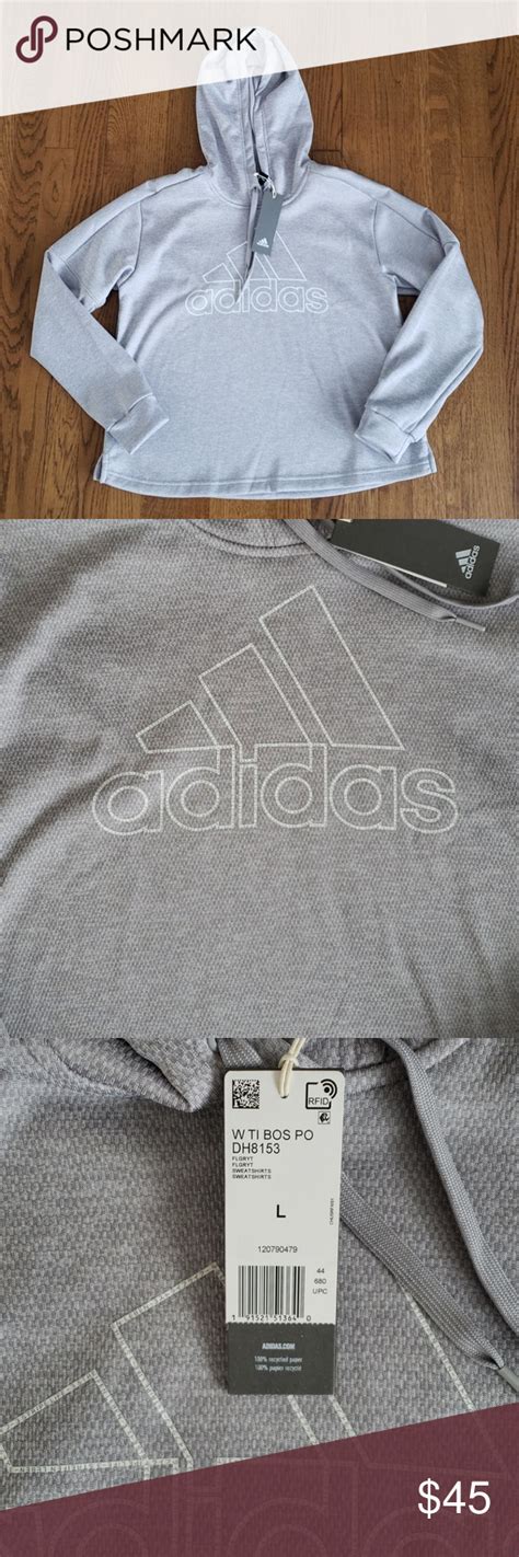 adidas crop hoodie gray.